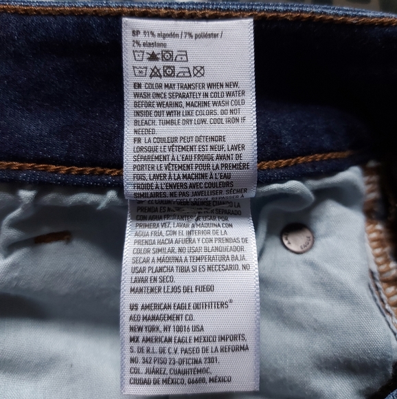 Ladies American Eagle denim mini skirt size 6 - Picture 6 of 6